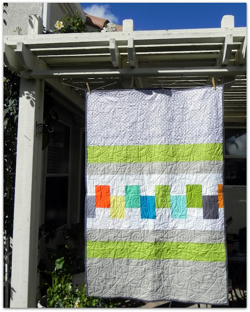 Janice Elaine Sews Kites Patchwork quilt.