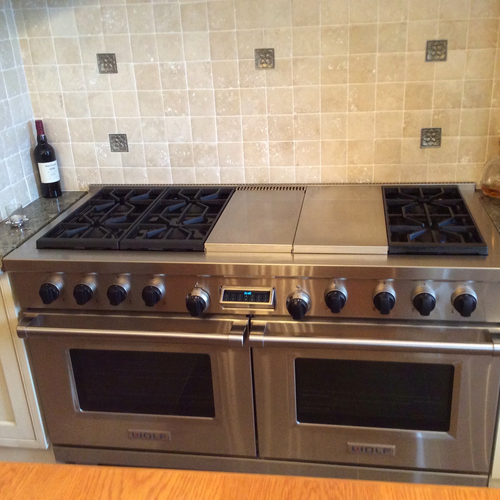 Callum Walker Interiors Wolf 60" Dual Fuel Range Cooker for Sale