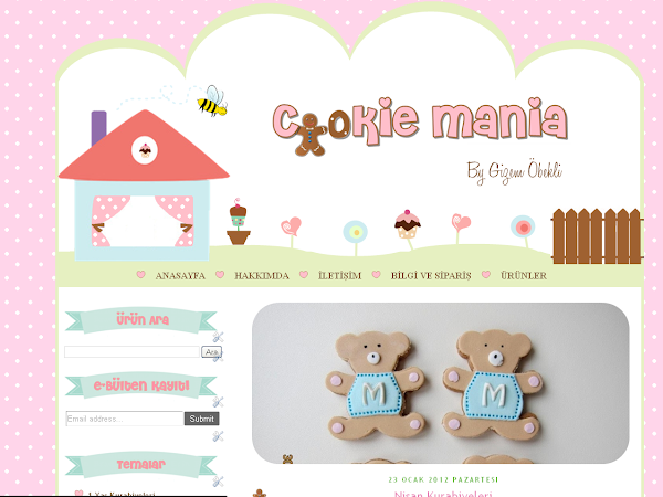 Cookie Mania Blog-Logo-Kartvizit Tasarım
