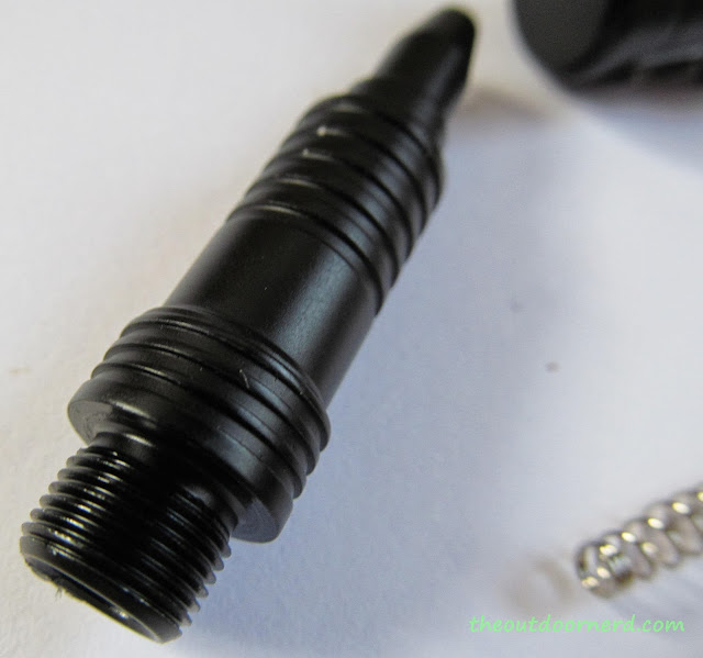 Schrade SCPENBK Self Defense Pen: Closeup of Pen Head Schrade SCPENBK Self Defense Pen: Closeup of Pen Head