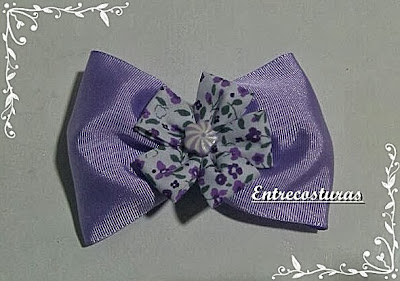 Nº18 Lazo tafetán malva.