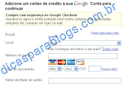 pagamento online no google