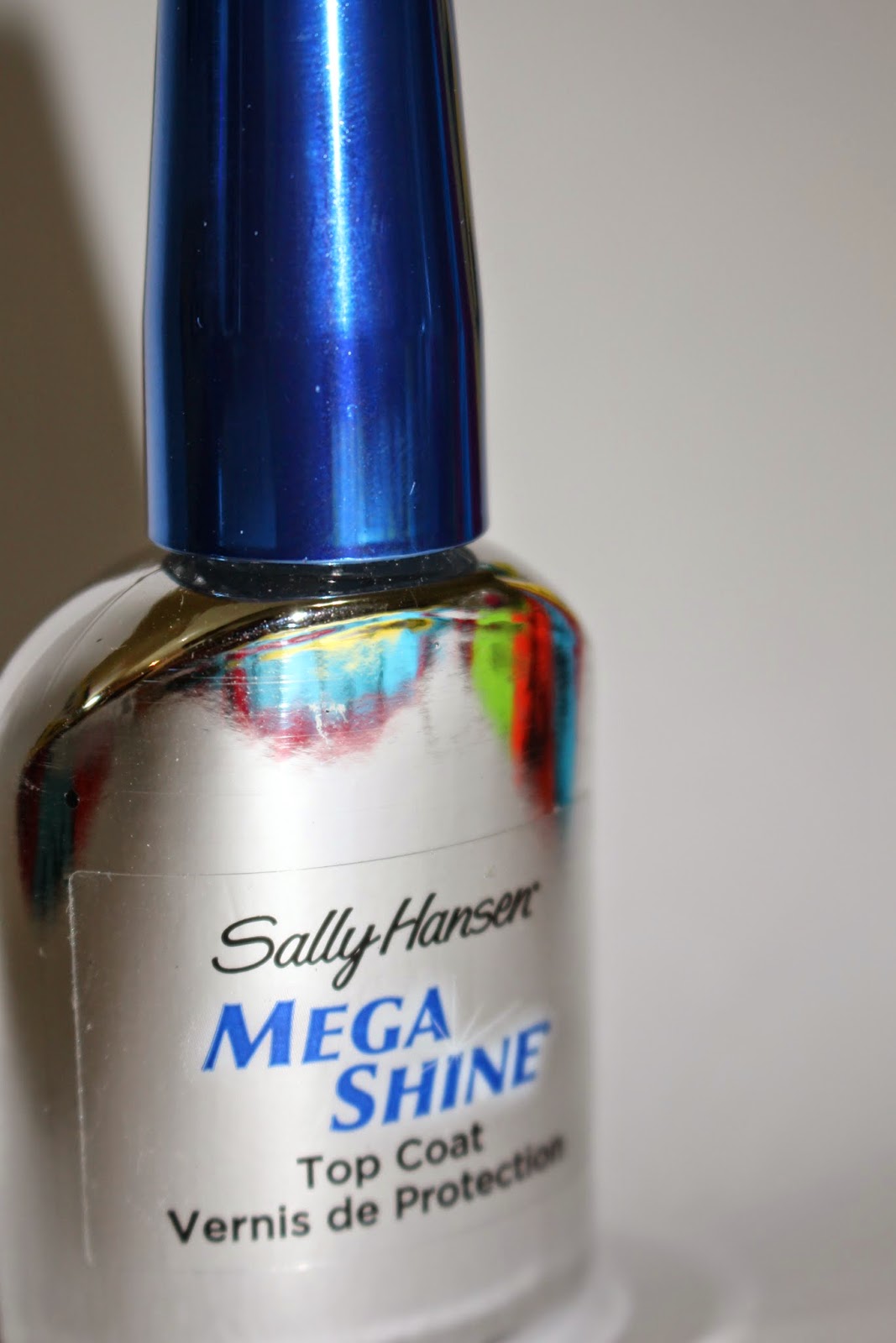 Salto Alto e Moletom Resenha Mega Shine Top Coat Sally Hansen