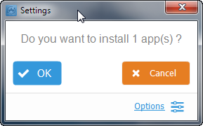 do you want to install 1 app - copytrans prompt