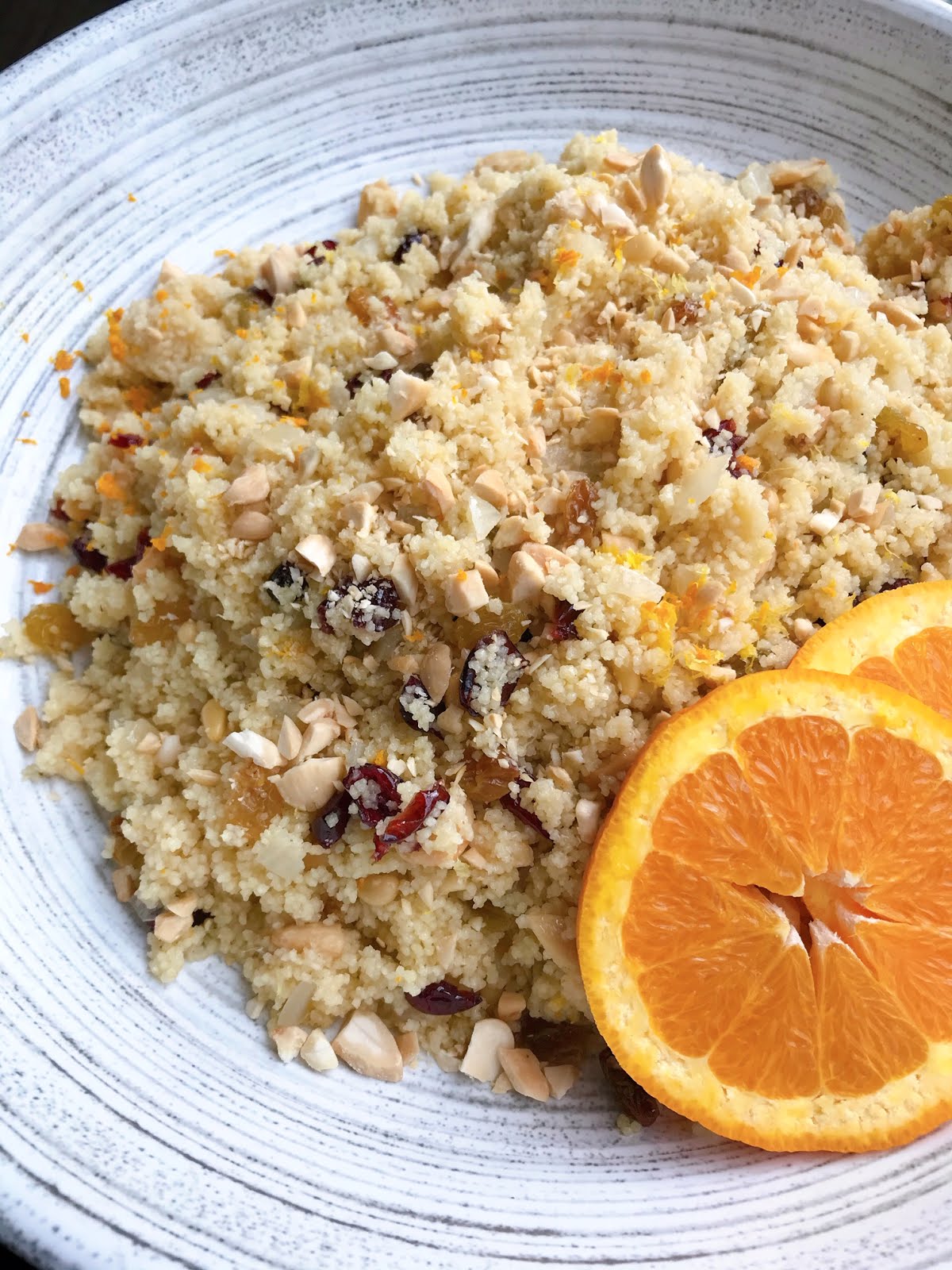 Toasted Nut and Dried Fruit Couscous Chef Jen