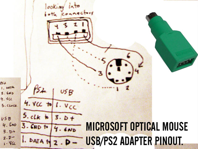 Ps2 to usb переходник своими руками Ps2 to usb переходник своими руками