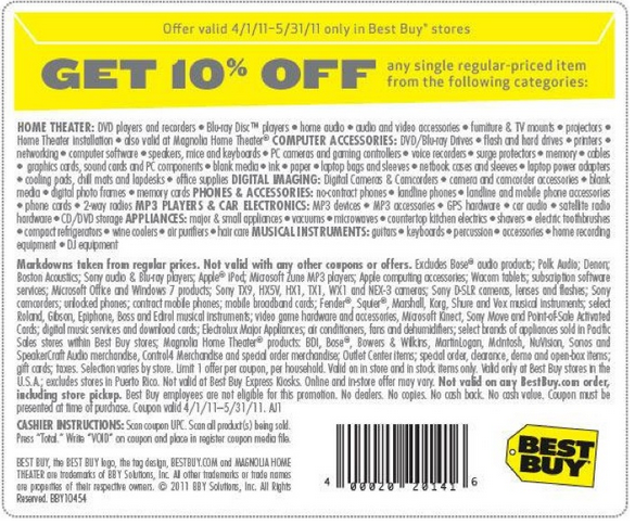 Best buy discount coupons