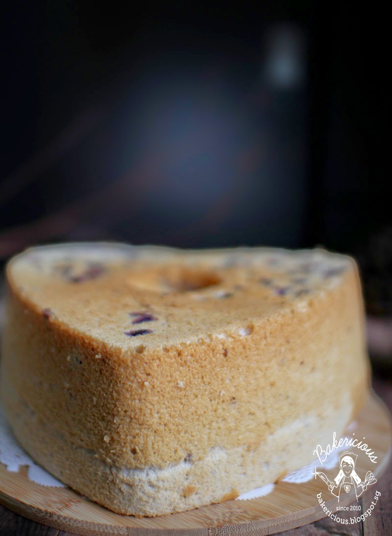 Blueberry Yogurt Chiffon Cake Blueberry Yogurt Chiffon Cake
