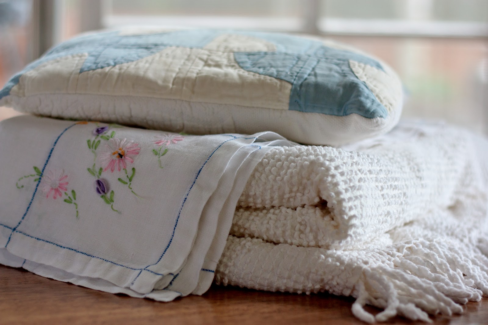 Home is Where My Story Begins Antique Linens