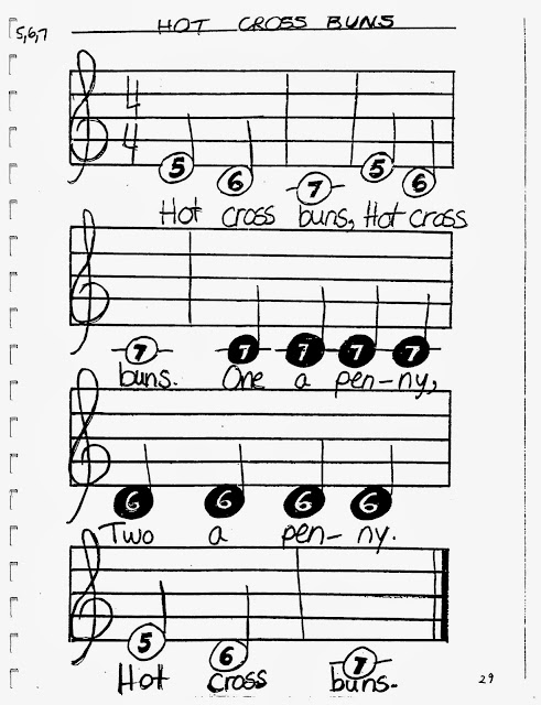 miss jacobson s music tonette song book pages 21 30 cross buns flute finger chart