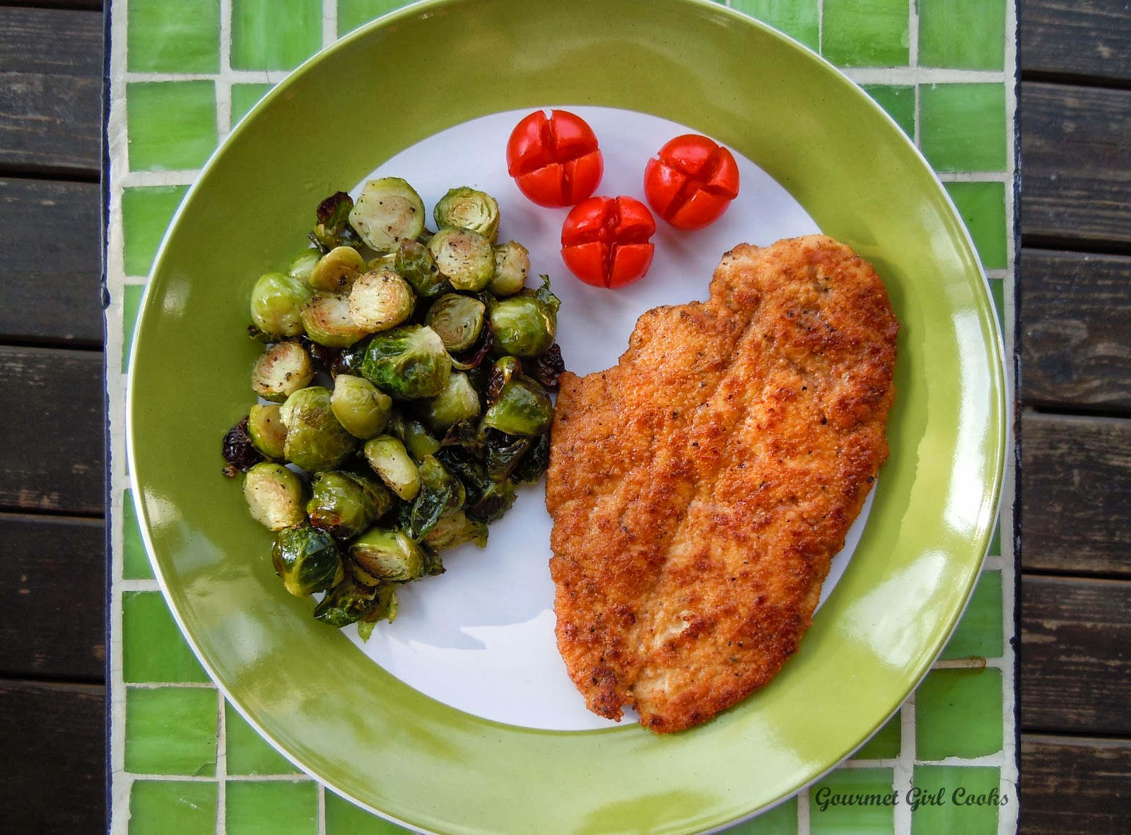 Gourmet Girl Cooks Sweet & Spicy Peanut Dusted Chicken