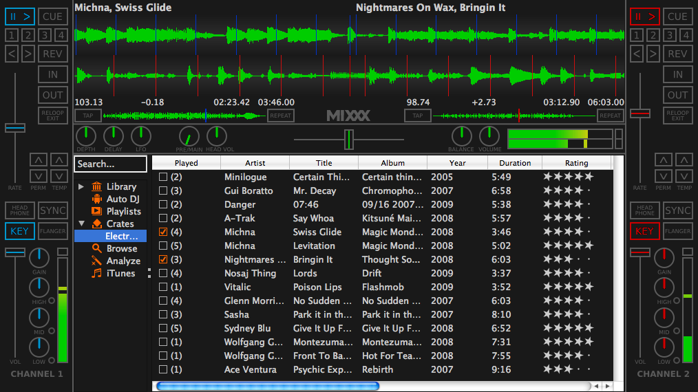 mixxx max auto dj