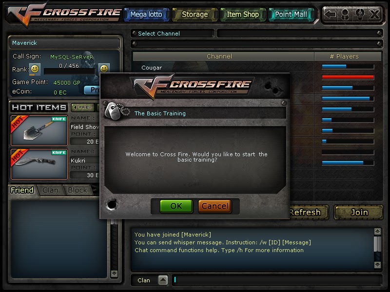 my crossfire account