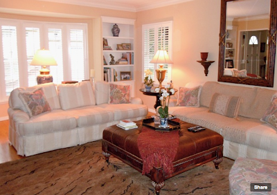 classic • casual • home: New White and Blue Living Room Project