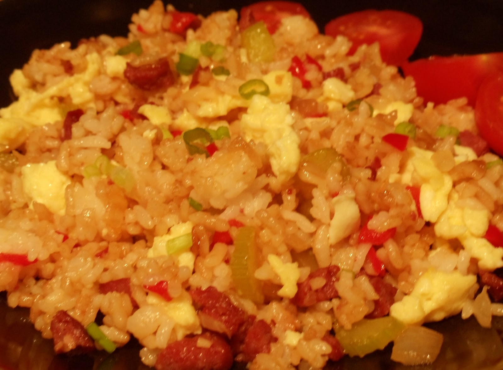 Sandra's Alaska Recipes SANDRA’S TASTY VENISON SALAMI FRIED RICE