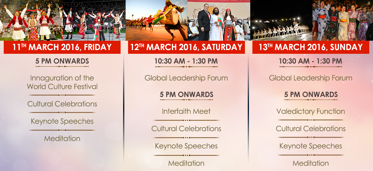 Event Schedule | Click to Enlarge