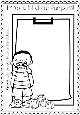 Pumpkin Themed Informational Writing for First and Second Graders Pumpkin Themed Informational Writing for First and Second Graders