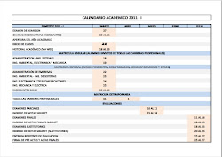 CALENDARIO ACADEMICO