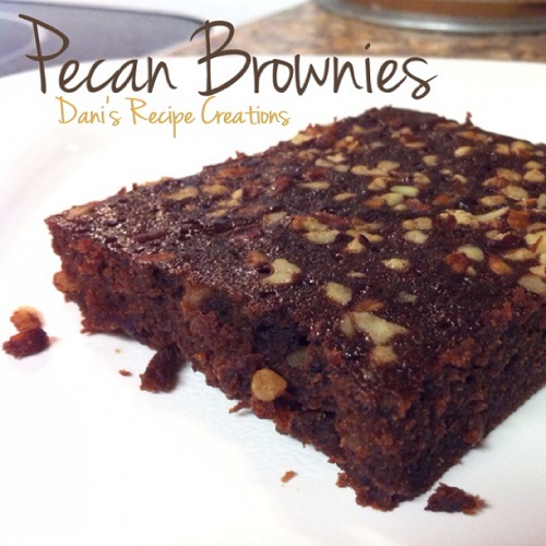 Dani's Recipe Creations Pecan Brownies