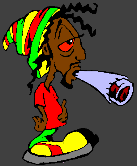 funny rasta cartoon its kind