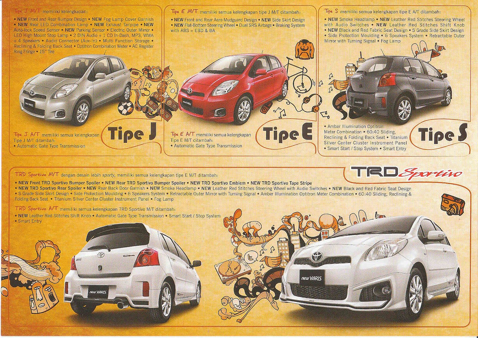 Brosur Toyota Yaris 2014 New Facelift Harga Toyota Calya