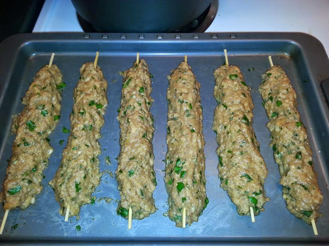 Ground Chicken Lule Kebab
