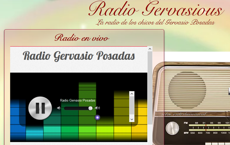 RADIO GERVASIOUS, LA RADIO DE LA 25