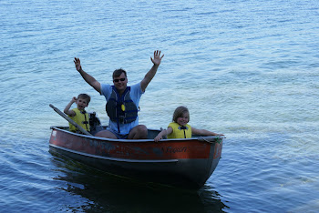 Met ons bootje op Cashel Lake