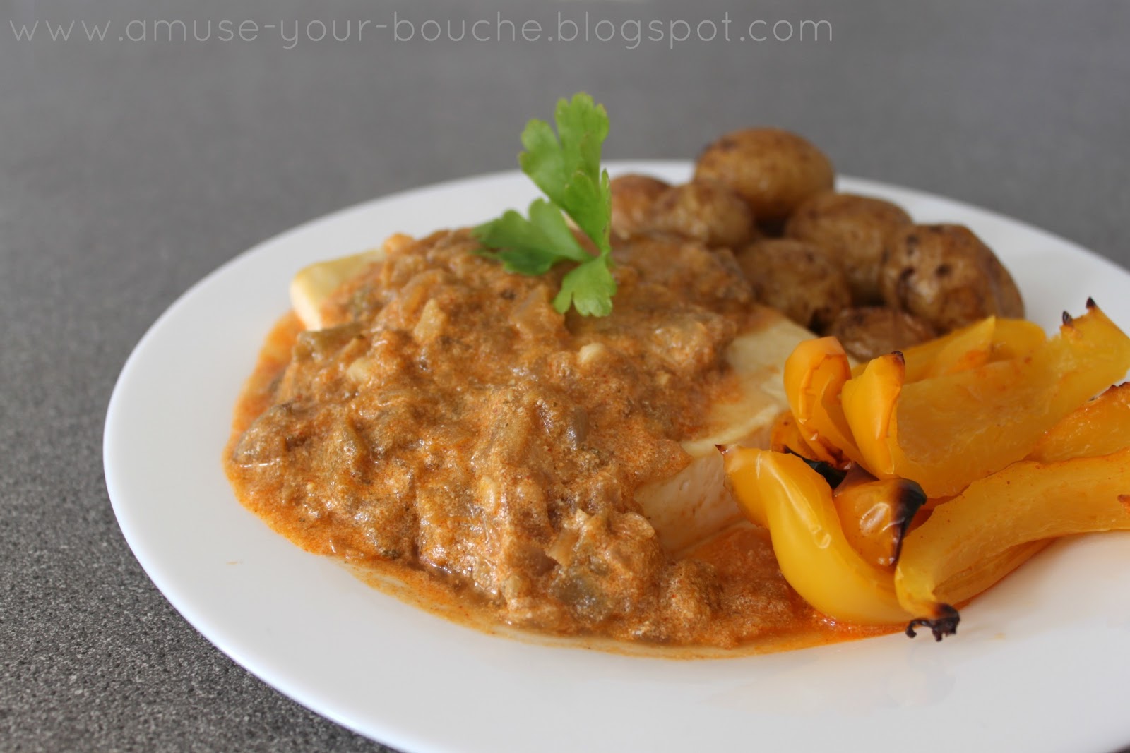 Paprika aubergine sauce Amuse Your Bouche