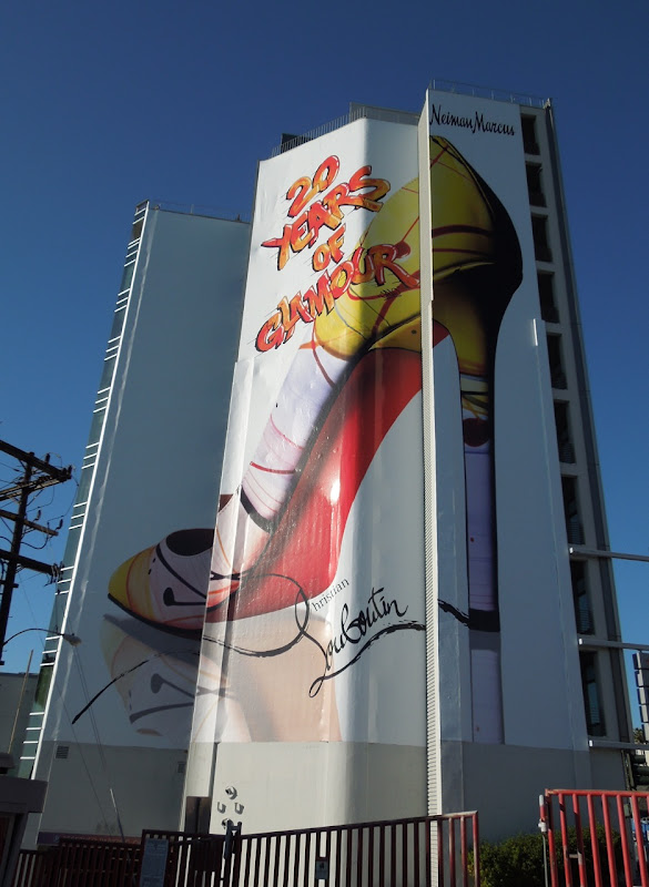 20 years Christian Louboutin billboard