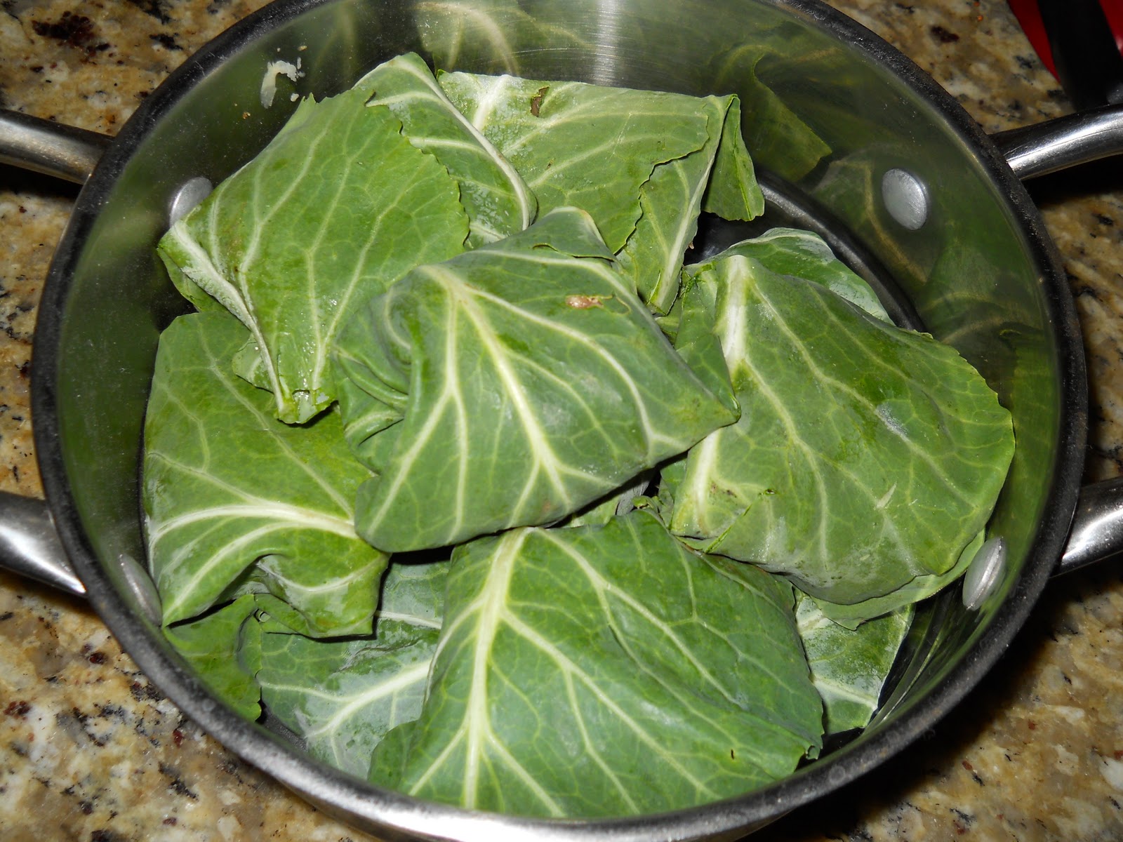 Fergie's Bites Stuffed Asian Collard Greens