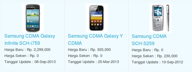 Daftar Terbaru Harga Hp Samsung CDMA Oktober 2015 Daftar Terbaru Harga Hp Samsung CDMA Oktober 2015