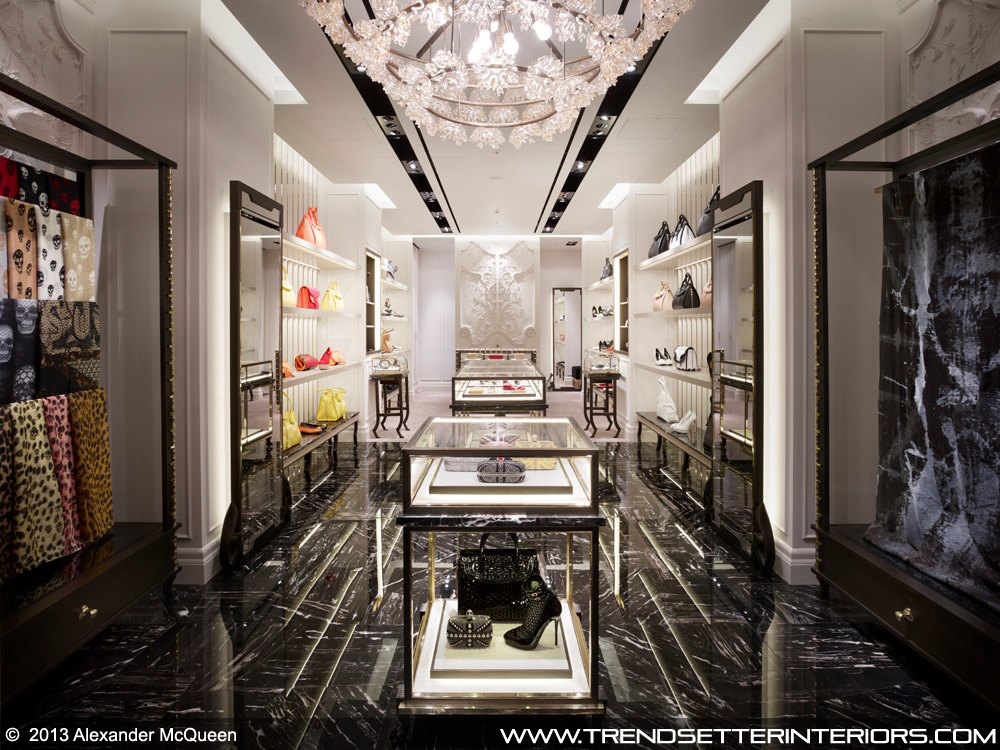 Trendsetter Interiors: The New Alexander McQueen Store in Roppongi, Japan