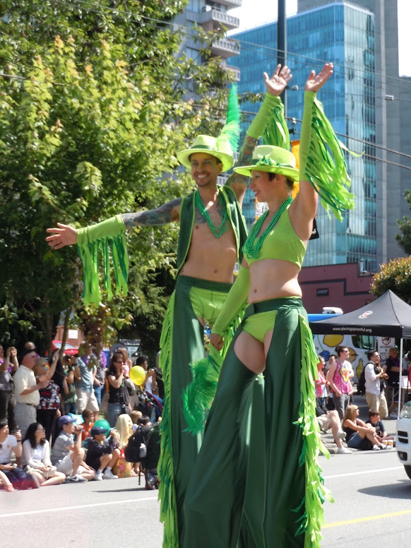 Stilts Vancouver Pride Parade