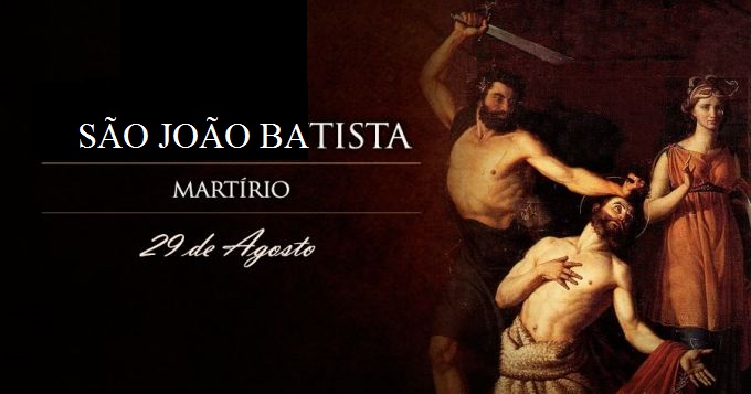 MARTIRIO DE  SÃO JOÃO BATISTA  NA HORA  DE SUA MORTE