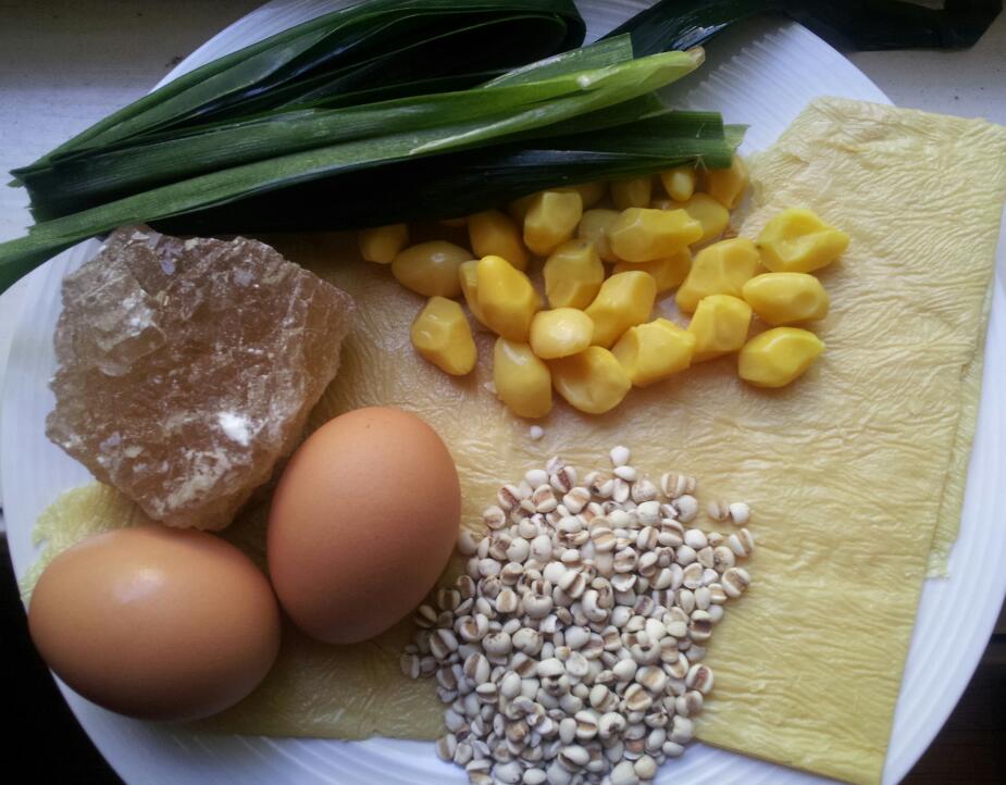 Dessert Barley, Gingko Nuts, Bean Curd Sheets