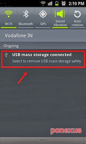 usb mass storage connected jet flash 380