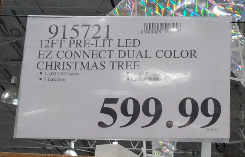 Deal For A 12 Ft Pre Lit Dual Color LED Christmas Tree At Costco Deal For A 12 Ft Pre Lit Dual Color LED Christmas Tree At Costco