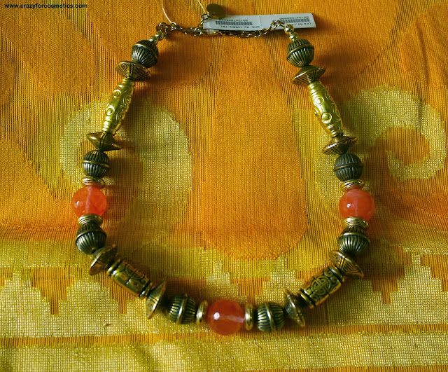 Metal & bead necklace online India