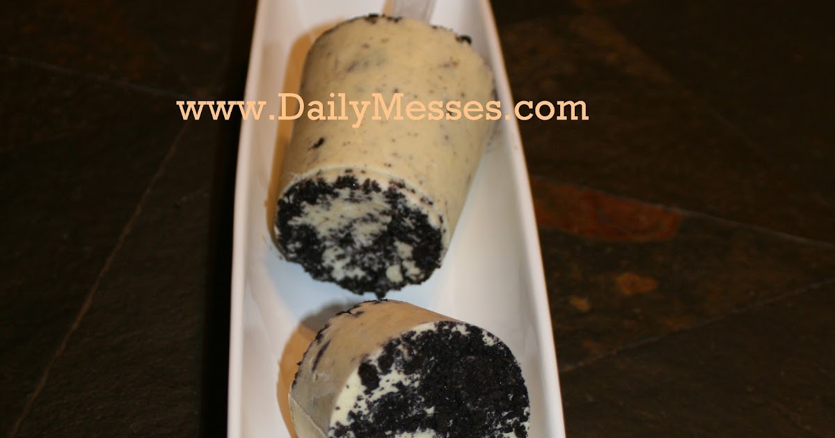 Daily Messes Oreo Pudding Pops