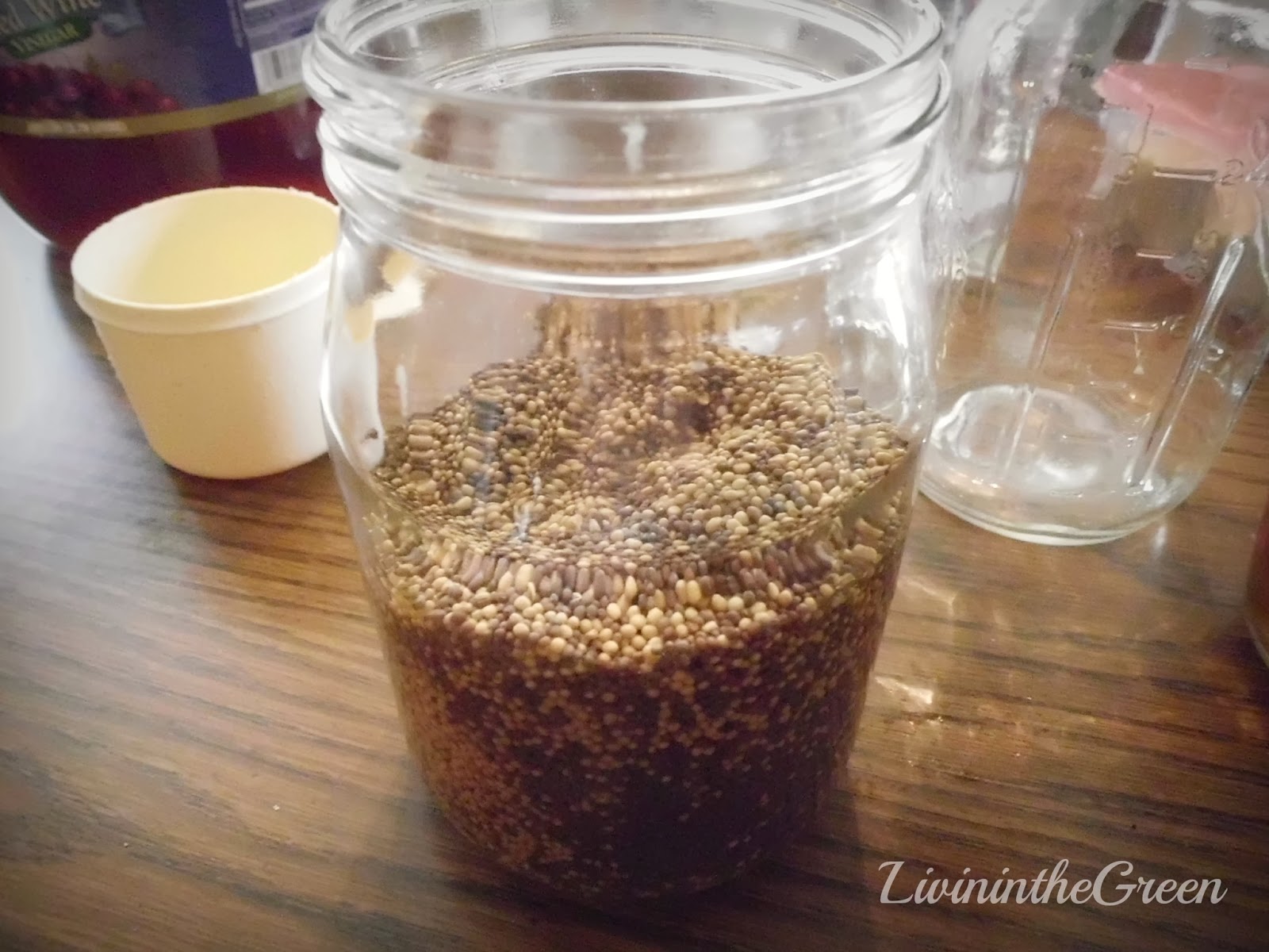 Livin' In The Green Make Your Own Spicy Stone Ground Mustard