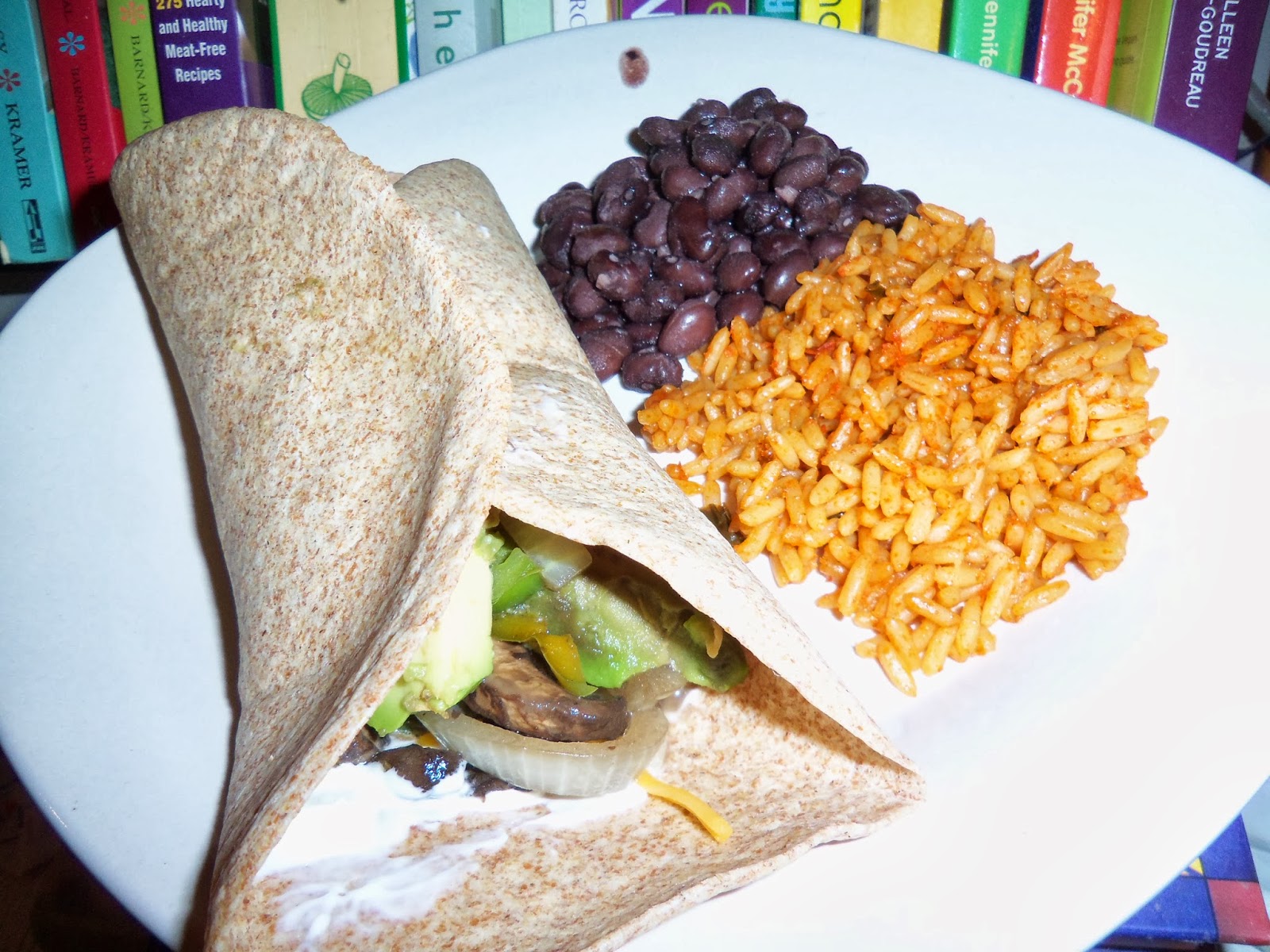 On the path to zen... Portobello Fajitas