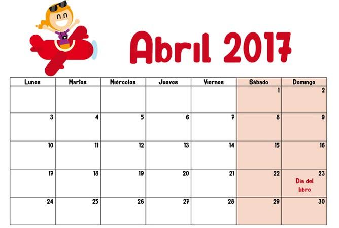 Calendario de actividades y pruebas.