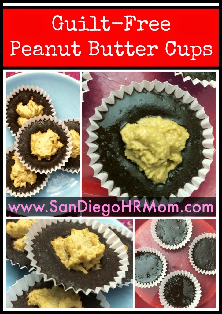San Diego HR Mom GuiltFree Chocolate Peanut Butter Cup Recipe