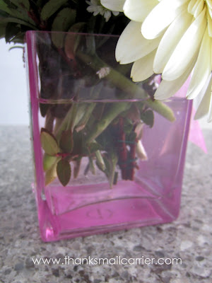 pink vase