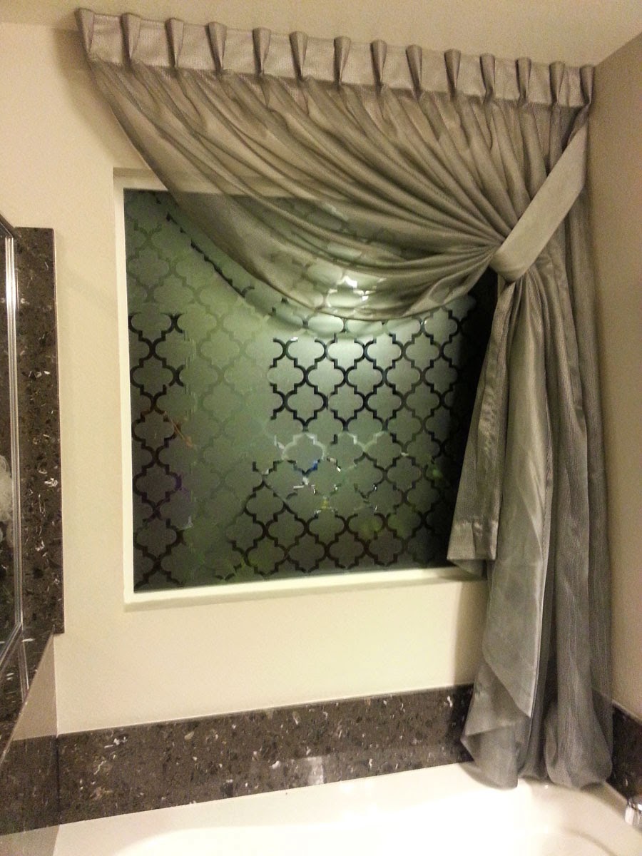 ANNA SEE DIY Frosted Window Treatment