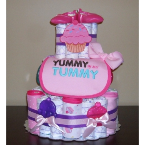 Diaper Cakes Augusta YUMMY IN MY TUMMY DIAPER CAKE