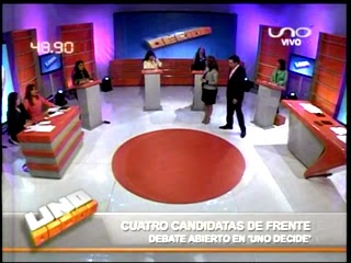 Video del debate entre mujeres candidatas en Uno Decide Red Uno