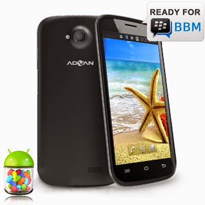 Advan Vandroid S5J Harga hp Advan Vandroid S5J