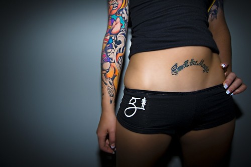 girls tattoos on ribs. tattoos on girls. tattoos for